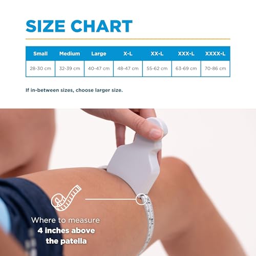 OrthoSleeve Knee Brace for ACL, MCL, Injury Recovery, Meniscus Tear, knee pain, aching knees, patellar tendonitis and arthritis (4XL, Black, Single) - color: Black, size: 4X-Large