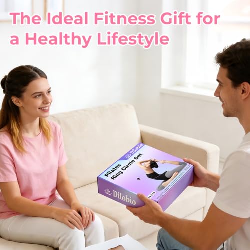 Pilates Ring Set for Home Workout -13'' Magic Circle and Ball