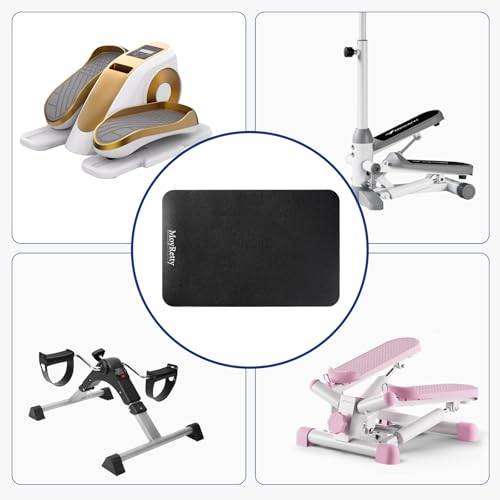 MoyRetty Non-Slip Workout Mat for Under Desk Elliptical(23.62x15.75 inches)