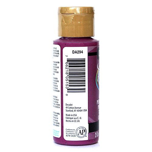 DecoArt Americana Acrylic Paint, 2-Ounce, Mulberry - color: Mulberry, size: 2 Fl Oz (Pack of 1)