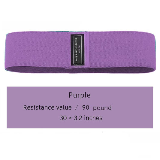 Resistance Bands Set, Hip and Leg Exercise Bands, Purple Workout Loops in Light/Medium/Heavy Resistance, 76x8cm Fitness Training Equipment - color: purple 3-piece set