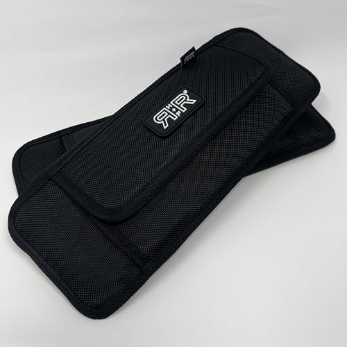 BADONKA Band Protective Sleeves for Booty Bands - Includes 3 Optional Fabric or Latex Resistance Loops - 3 Resistance Levels - Glute & Leg Workout Bands for Women & Men