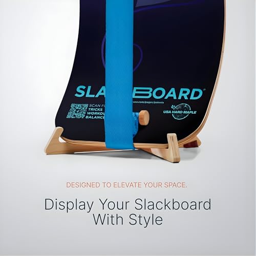 GIBBON SlackBoard, Balance Board Kids & Adults, Slackline Balance Trainer - color: Caesar Plus with Stand