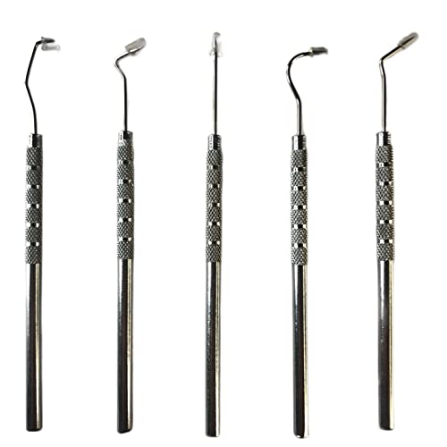 HTS Stainless Steel Wax & Clay Sculpting Tool Set (155P5 Single-Ended Sculpting Tool Set 5 Pc) - size: 155P5 Single-Ended Sculpting Tool Set 5 Pc