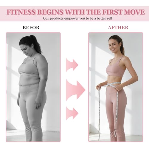 HIMESPORNER Pedal Resistance Band with Handle & Ankle Straps, Figure 8 Band | Multifunction Natural Latex 3 Tube, 20-60LB, Metal Handle, Breathable Ankle Straps, Thick and Durable Silicone Figure 8 Band