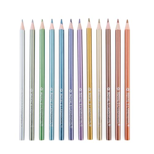Metallic Color Pencil Set of 12 Colors
