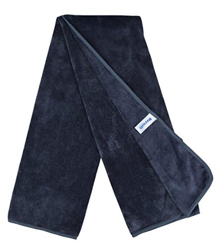 Gym Towels for Men & Women Microfiber Sports Towel Set Fast Drying & Absorbent Workout Sweat Towels for Fitness,Yoga, Golf,Camping 3-Pack Gift Present - color: Grayx3