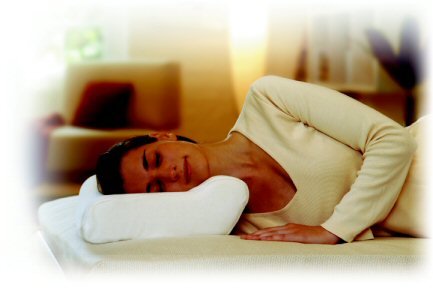SISSEL Classic Neck Pillow Size M | Unique Incline for Disc & Vertebrae Relief | 5-Year Shape Stability Guarantee | Includes Washable Velour Cover | Dimensions: Approx. 47 x 33 x 11 cm - size: Medium
