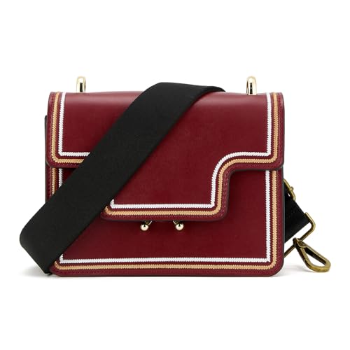 ZOOEASS Wide Shoulder Strap (Solid),Adjustable Replacement Belt Crossbody Canvas Bag Handbag - color: Bronze Buckles-black