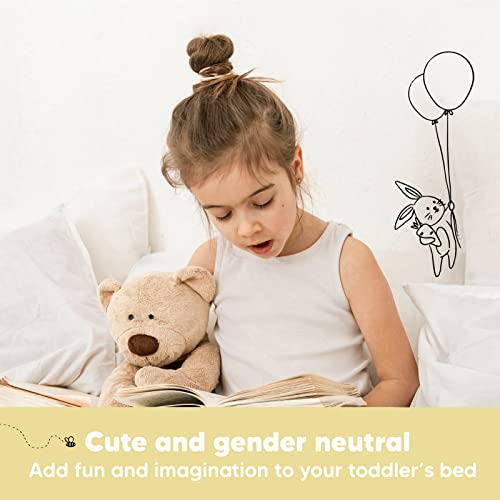 Toddler Pillow with Pillowcase, 13x18 My Little Dreamy Pillow (Soft White) - color: Soft White