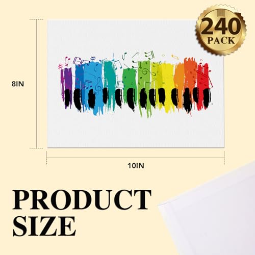 ESRICH Canvas Boards for Painting 8x10, 240 Pack Canvases for Painting Cotton Primed Acid Free Blank Canvas Panels for Oil Paint, Watercolor, Acrylic Paint, Gouache and Tempera. - size: 8*10in 240pack