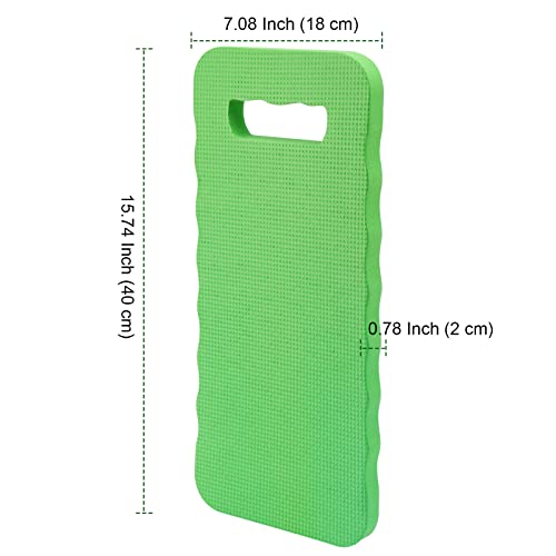 PINGEUI 12 Pack 15.7x7x0.78 Inches Green Garden Kneeling Pad, Thick Garden Kneeler Pad Kneeling Mat, Garden Knee Cushion for Gardening Floor Cleaning Yoga Exercise