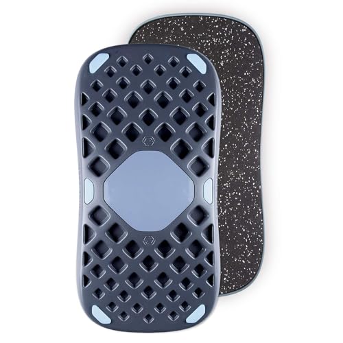 FluidStance Adult Balance Board for Standing Desk - Anti Fatigue USA Made 360 Degree Rocker Wobble Board as Exercise Equipment to Increase Focus & Movement - Sustainable Anti-Slip Plane Standing Board - color: Vapor