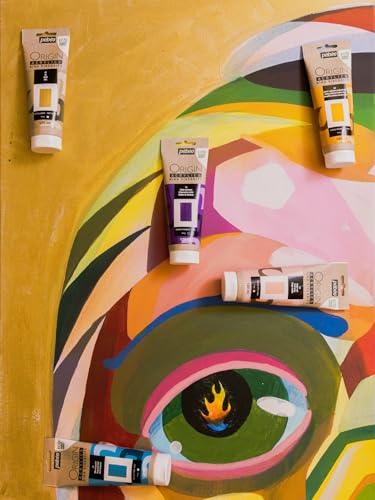 PEBEO Origin Acrylics 120ml Matte Acrylic Paint, Ultramarine Violet | Muted atmospheric violet in matte heavy-body acrylic - shadow and twilight mixes; holds knife marks on canvas. - color: Ultramarine Violet