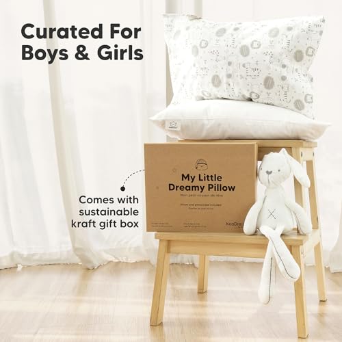 Toddler Pillow with Pillowcase, 13x18 My Little Dreamy Pillow (Cosmo) - color: Cosmo