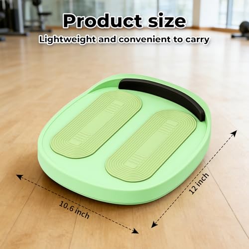 Adjustable Calf Stretcher Slant Board, 15-Level Incline for Ankle Rehab | Lightweight ankle stretch board for shin splints & Achilles tendonitis, home gym travel rehab - color: Green
