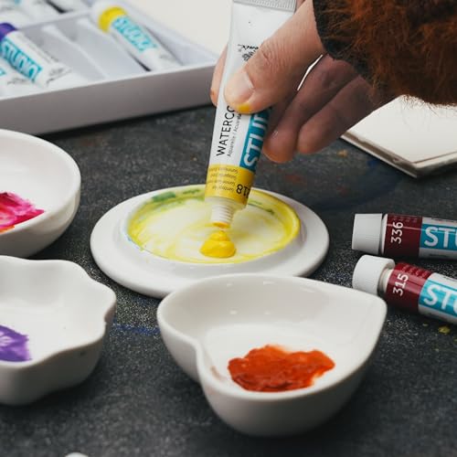 PHOENIX Watercolor Paint Tubes Set - 12x12ml / 0.4 Fl Oz Non-toxic Water Color Paint Adult Set, Watercolors Painting Supplies Art Paints for Beginners - color: 12 x 0.4 Fl Oz