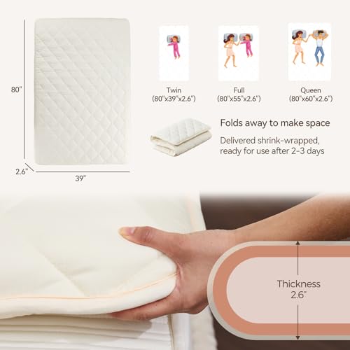 Japanese Floor Mattress with Washable Cover, Folding Futon Mattresss, Tatami Mat Sleeping Pad with Thicken Memory Foam, Roll Up Floor Lounger Bed for Kids Adults (Full 80"×55"×2.6") - size: Full(80"×55"×2.6")