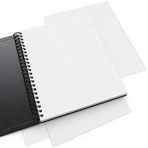ARTEZA Watercolor Sketchbook 2-Pack, 64 Pages Each, 9x12 Inches – Spiral-Bound, 140 lb Cold Press Paper, Black Hardcover for Watercolor & Mixed Media - color: Black, size: 9x12 inch - 2 pack