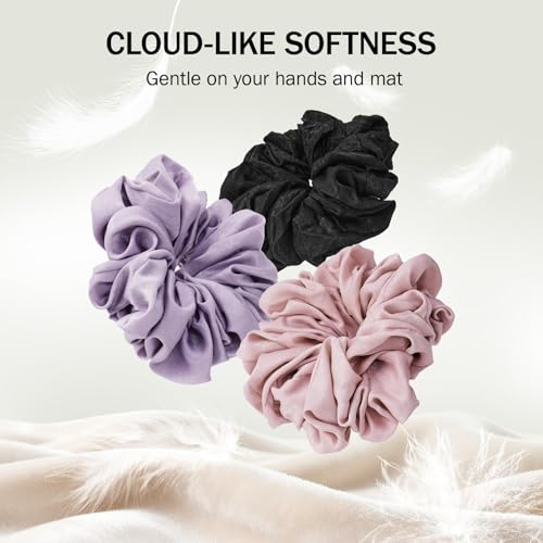 Slim Panda Yoga Mat Scrunchie,Holds Your Mat in Style,Stretchable Velvet Fabric Fit All Standard Yoga Mats (mat not included) - color: Pink