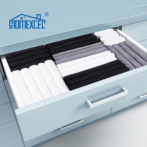 HOMEXCEL Black Microfiber Cleaning Cloth, Microfiber Towels for Car, 12 PK | Lint Free Cleaning Rags for Household, Kitchen, Car Wash Towels for Detailing Drying, Scratch-Free, 11.5"X 11.5" - color: Black