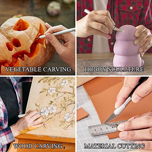 #11 Hobby Knife Blades(Pack of 120),Art Blades Cutting Tool with Storage Case for Craft, Hobby, Scrapbooking, Stencil - size: #11-120pcs