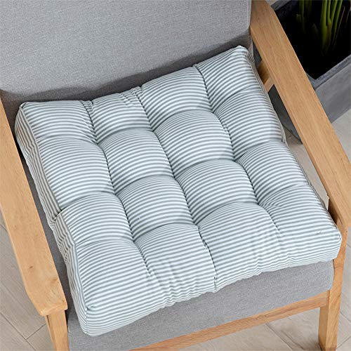 Tiita 22 Inch Square Floor Cushions, Floor Pillow for Sitting, Green | Thick Tufted Indoor Outdoor Seat Cushions for Adults, Yoga, Meditation, Living Room and Balcony - color: (Square)|green
