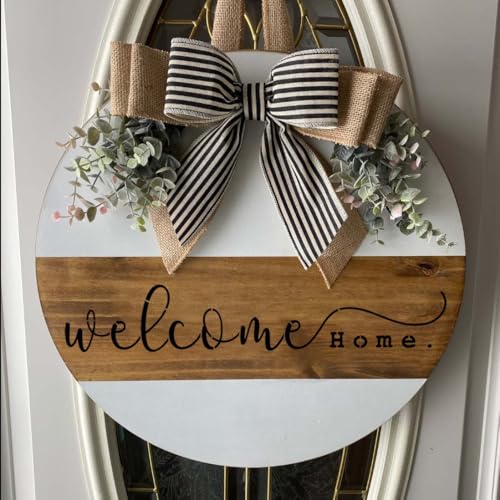 Welcome Stencil Welcome Stencils for Painting on Wood | Words Stencils for Crafts Reusable Sarcastic Quotes Home Sweet Home Stencil for Wood Sign Wall Fabric DIY Crafts Decor - style: Welcome