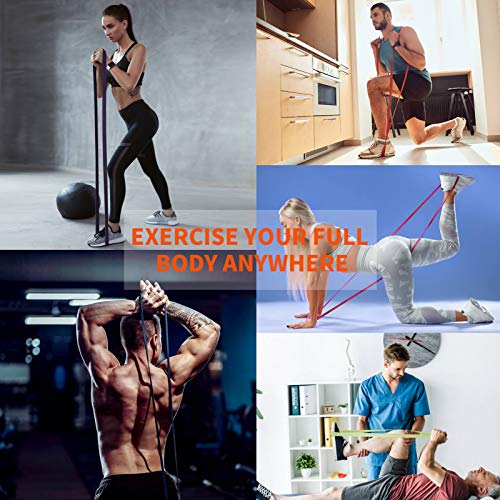 VAFOTON Pull up Assist Band,Latex Resistance Strap Loop for Strength Training,Warm up,Streching,Muscels Building,Home Gym Equipment for Men and Women-Heavy Level