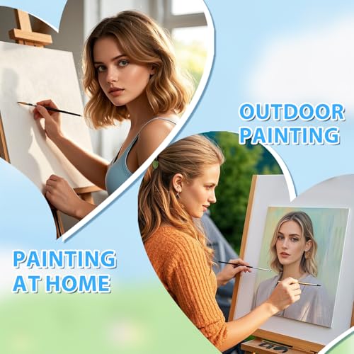 ESRICH Canvas Boards for Painting 12 Pack Canvas for Painting 4x4, 6x6, 8x8 Blank Canvases for Painting-Cotton Primed Painting Canvas Panels for Acrylic, Oil, Gouache & Tempera. - size: 12 Pack(4x4 6x6 8x8)