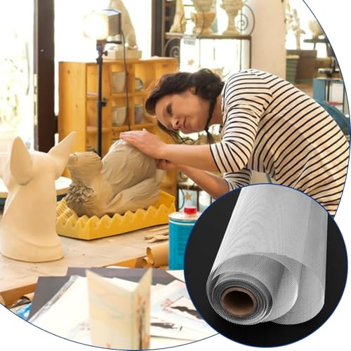 Aluminum Wire Mesh for Arts and Craft Sculpting Mesh Roll 24 Inch by 10 Foot for Sculpture Projects Craft Wire Mesh for Crafts - size: 24inch x 10foot