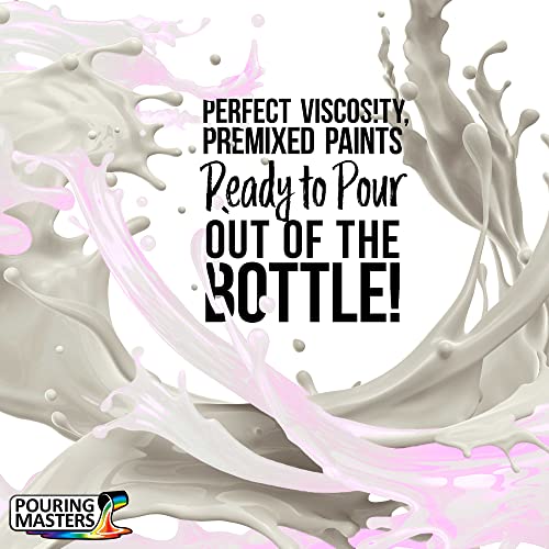 Pouring Masters Violet Interference Pearl Special Effects Acrylic Pouring Paint - Premium 64-Ounce Pre-Mixed Fluid Acrylic Paint - Fluid Art Supplies for Canvas, Wood, Paper, Tile & Rocks - color: Violet, size: 64 Fl Oz (Pack of 1)