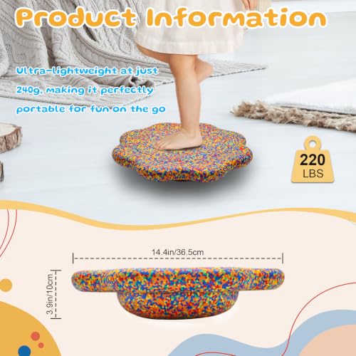 EPP Balance Board Kids for Stepping Stones for Kids - color: yellow