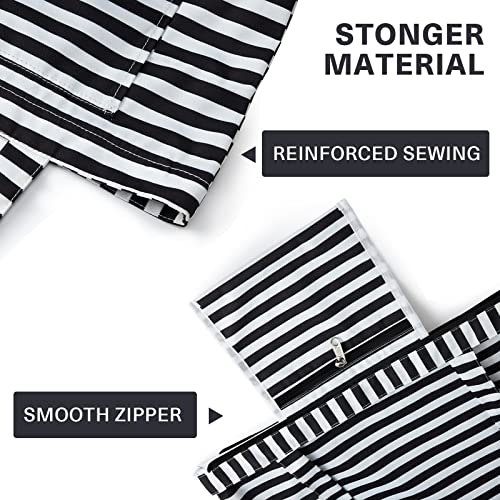 WLLWOO Yoga Mat Carrier Bag for Women Canvas Carryall Tote Gym Pilates | Large Holder Zipper Shoulder for Beach Travel Workout Fitness Office - color: stripes