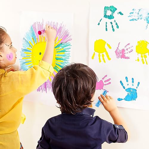 Shuttle Art Tempera Paint Sticks 32 Colors, Kids Safe, Washable Mess-Free (Pack of 2) - color: Multicolor