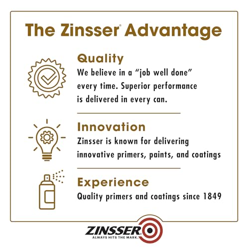 Zinsser Cover-Stain Oil-Base Primer-Sealer Spray, White | Zinsser Cover-Stain spray, 13oz. Oil-base stain-blocking primer-sealer for wood, drywall & metal; seals stains, superior.