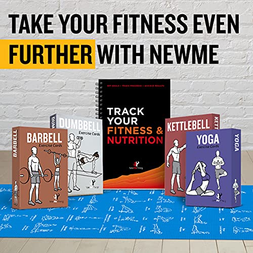 NewMe Fitness Bodyweight Workout Cards, Instructional Fitness Deck for Women & Men, Beginner Fitness Guide to Training Exercises at Home or Gym (Bodyweight, Vol 1) - style: Bodyweight Vol1
