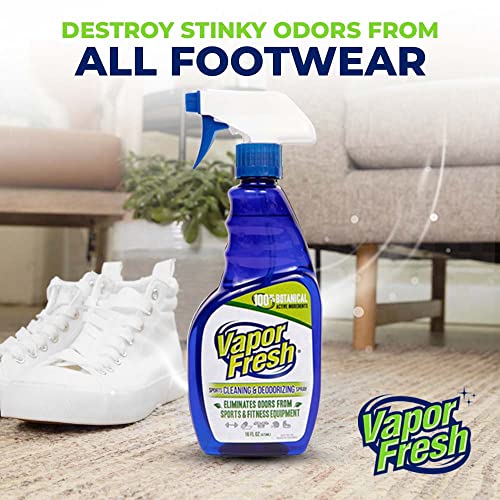 Vapor Fresh Sports Gear Cleaner and Deodorizer Spray, 16oz (12 Pack) - size: 16 Fl Oz (Pack of 12)