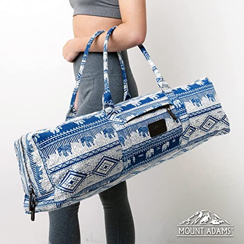 Mount Adams Yoga Mat Bag, 26"x8"x8", Fits Mats up to 74"x26"x6mm - color: Majestic