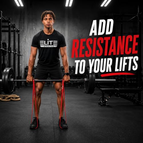 Heavy Thick Resistance Bands Set of 4, 5X Thicker, Short Monster Band, Deadlift Band, Loop Resistance Booty Bands for Glute Activation, Strength Training, Deadlifts, Squats & Warm-Up - color: Red, Purple, Green, Black
