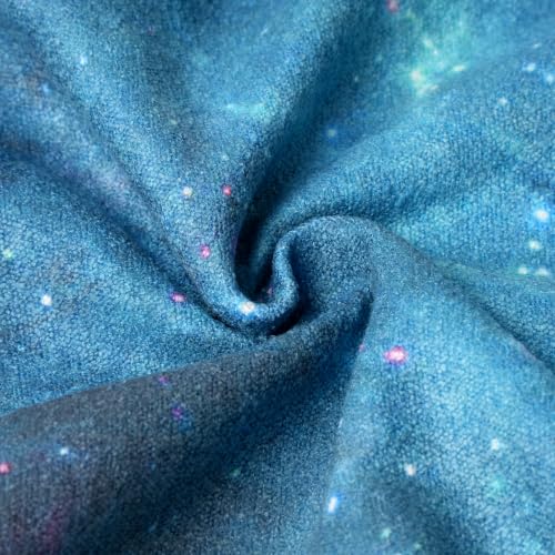 Eunzel Hot Yoga Mat Towel with Grip Dots, Printed Design 72" x 24" | Grip Dot Non Slip, Printed Microfiber Design, Sweat Absorbent, Hot Yoga & Pilate - color: Galaxy
