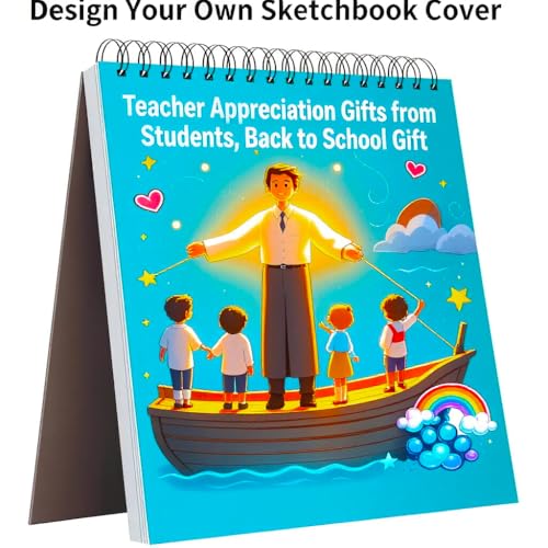Soucolor Sketchbook 9x12, 100 Sheets Drawing Pad,Art Sketch Book for School | 68lb acid-free paper,No bleed-through,Lay-flat top spiral,Micro-perforated,for kids,Students & Back to School.All dry media - color: Aqua Sky, size: 9" x 12" (Pack of 1)