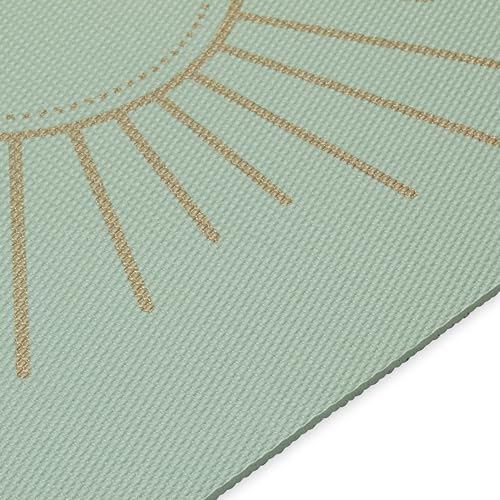 Gaiam Premium Yoga Mat, 6mm Thick Print Mat - color: Supernova SKY