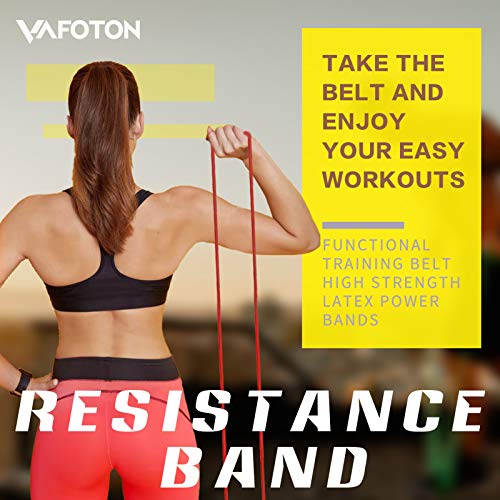 VAFOTON Pull up Assist Band,Latex Resistance Strap Loop for Strength Training,Warm up,Streching,Muscels Building,Home Gym Equipment for Men and Women-Heavy Level