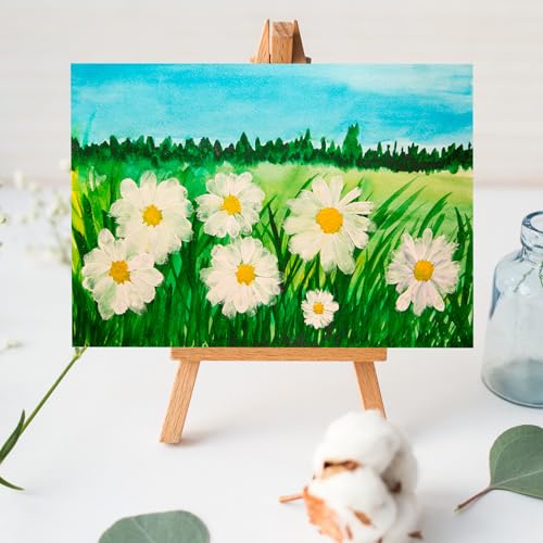 Aodaer 8 Pack Wood Panels 5 x 7 Inch Wooden Panels Canvas Unfinished Craft Wood Boards Panels for Art Crafts Acrylic and Oil Painting Pouring DIY Projects - size: 5 x 7 Inch