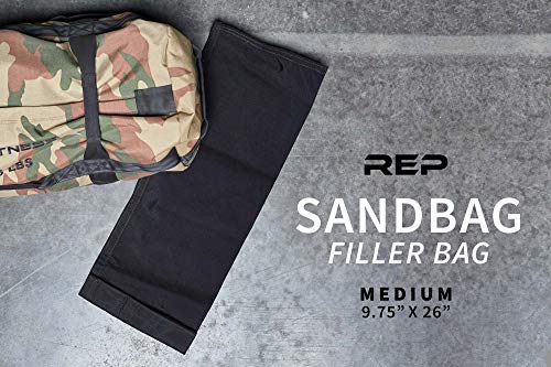REP Fitness Adjustable Sandbag 1000D Cordura 5-200 Lbs 7 Reinforced Handles Water-Resistant Quick-Dry Small XL Functional Strongman Training Workout Cross-Fit Weighted Bag Exercise Gym Heavy - color: Medium Filler Bag