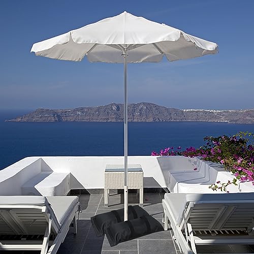 D&ONEHOS Extra Large Umbrella Base Weight Fillable Sandbags, Weight Bags(110LBS) for Patio Umbrellas, Sandbag Weights for Umbrella for Outdoor Garden,Set of 2,Black(Without Sand) - size: 110lbs(2 x 55lbs)