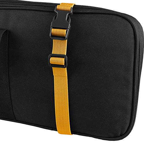 MAGARROW 24" 40" 60" 100" Strap Buckle Packing Straps Adjustable 1-Inch Belt - color: Golden Yellow (4-Pack), size: 1" Wide - 40" Long