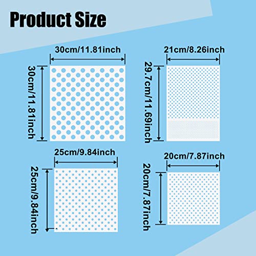 CIEOMODA Polka Dots Stencils,4 Pack Assorted Sizes Reusable Circle Pattern Plastic Templates for Making DIY Craft Painting on Wood Furniture Pillows,Tile, Canvas, Floor and Wall Decor - style: Polka Dots