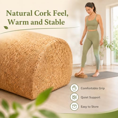 Foot & Ankle Strengthener Kit Cork 4-in-1 Balance Board with Accessories